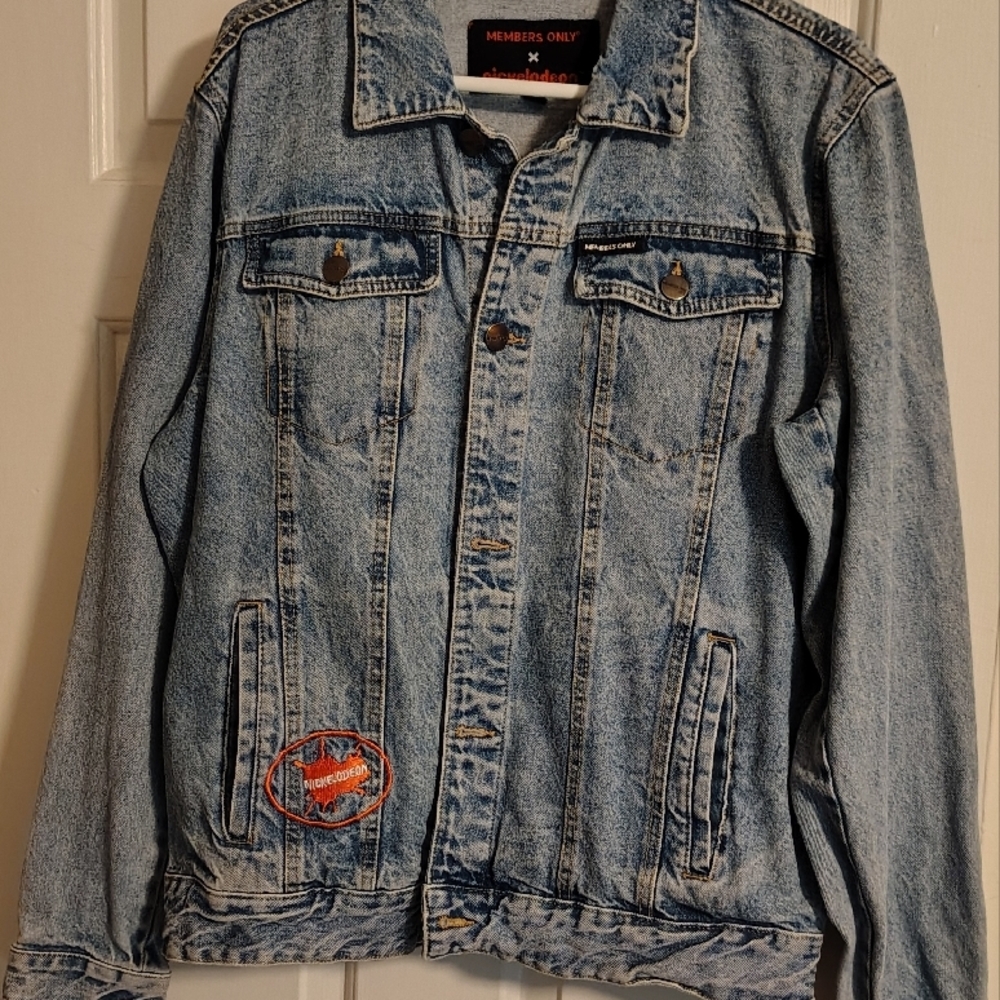 Members Only Light Blue Denim Jacket - Picture 1 of 5
